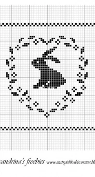 Easter Bunny Heart by Alexandinas freebies XSD
