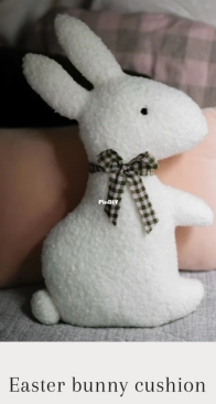 Efi Little Things - Elena Iliyasova - Easter Bunny Cushion - Free