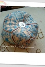 Blackwork biscornu