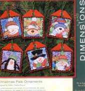 Dimensions 70-08842 Christmas Pals Ornaments