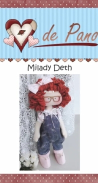 Atelier Coraçao de Pano - Day Carlson - Milady Deth - Portuguese