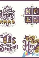 Luxury Makes - Festive Phrases by Emma Congdon from Cross Stitch Crazy 197 XSD + PCS