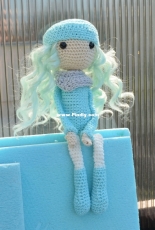 the blue doll