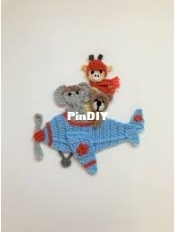 Wilky Wooly Designs - Fiona Wilkinson - Airplane animal