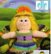 Elle 6819: Rainbow Fairy Knit Toy (English)