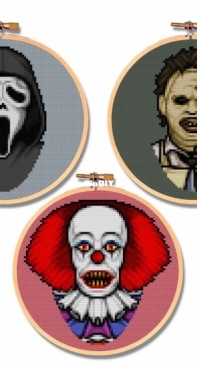 PixelPerfectPatterns - No.82 - Icons Of Horror Series 2