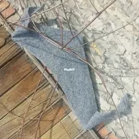 Simple scarf knitted diagonally