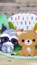 Rodolfo Barret - Bichinhos Floresta - Felt - Portuguese- Free