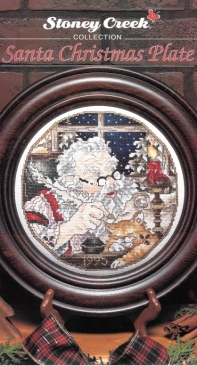 Stoney Creek Collection Leaflet 80 Santa Christmas Plate 1995