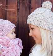 CrocheTrend - family cable hat