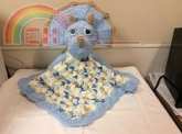 Lisa Kingsley Designs - Lisa Kingsley - Triceratops security blanket or lovey