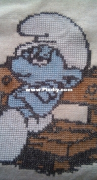 Resting Smurf.