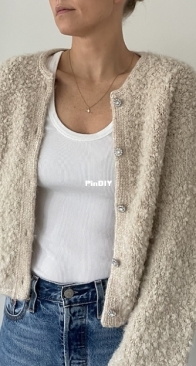Audrey Jacket by Cheryl Mokhtari- Coco Amour Knitwear  ENGLISH VERSION