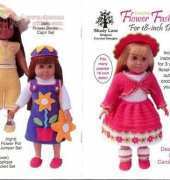 Shady Lane Original Crochet Designs - Carol Hegar - Crochet Flower Fashions for 18 inch dolls