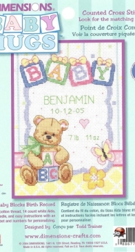Dimensions Baby Hugs 73049 - Baby Blocks Birth Record  XSD