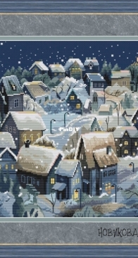 Winter evening by Ksenia Novikova