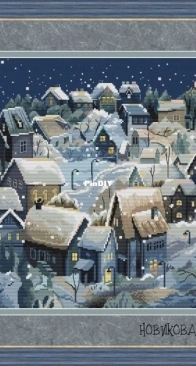 Winter evening by Ksenia Novikova