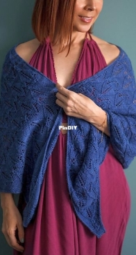Viola Wrap by Kayla Baldwin - Expression Fiber Arts