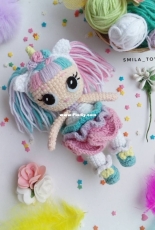 Smila Toys - Lyudmila Kuropatova - Unicorn Dolly - Russian - Free