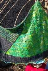 Fire shawl by fiddle knits