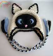 Crochet by Jennifer- Jennifer Dougherty- Siamese Cat Hat