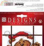 Leisure Arts 301896 Teddy Bear in Window - Design for the Needle