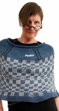 Shadows poncho by Petra Breakstone