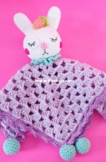 Hobbii Friends - Super Cute Design - Jennifer Santos - Kawaii Bunny Cuddle Cloth - Free