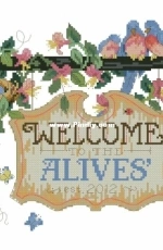 Dimensions Sunset 13602 Family Welcome Sign XSD