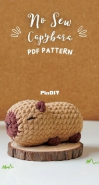 Kein Maker - Kein T. - No Sew Capybara