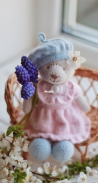 Knitted Bear - Olena Hryhorenko - Toysknit