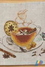 Tea from       Point de Croix Magazine 62 Carnet dinspiration