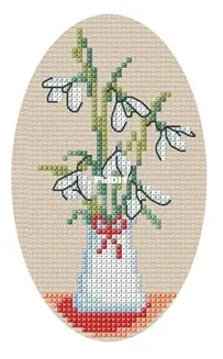 Snowdrop Vase by Durene Jones - Free