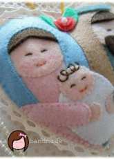 Giuliana Handmade-Felting Sacred Heart-Free Pattern /Portuguese