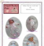 babydoll hand knit sailor set for 7-11" dolls