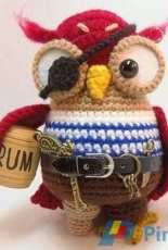 Nowacrochet - Tamara Nowack - Pirate Owl Corsairette - German