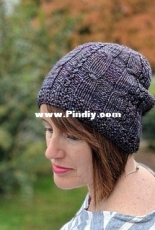 Mocks and Cables Hat by Laura Heisler