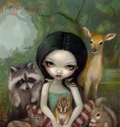 HAED HAEJBG 59762 Snow White and Her Animal Friends by Jasmine Becket-Griffith