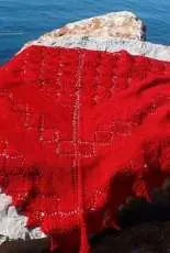 Preiselbeere Shawl/Wrap by Sue Berg -German-Free