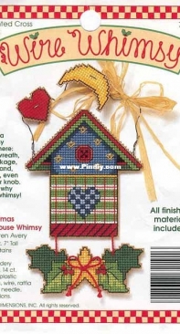 Dimensions 72191 Wire Whimsy - Christmas Birdhouse
