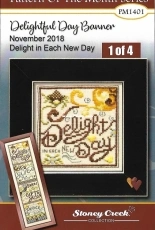 Stoney Creek Pattern of the Month Series PM1401 November 2018 - Delightful Day Banner - 1 of 4