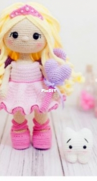 Kalu Crochet - Andry Pinzón - Olivia Hada -  Olivia Fairy Doll - Spanish