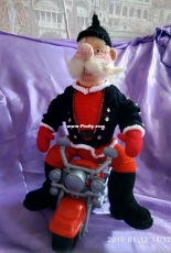 Santa Biker