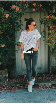 Summer blouse In Lace by Anastasia Asanova - Russian