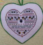 The Sweetheart Tree -- Acorns in autumn heart