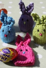 Cherry Heart-Huggie Bunnies (Knit) by Sandra Paul-Free