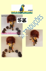 Brasigurumi traducoes - Negro doll - Russian - Translated
