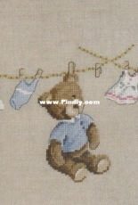 DMC BK1071 - Teddy and Rabbit Wash Day in 4 Variations PCS