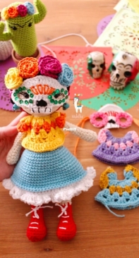 Aukillu Creative Crochet - Monica Santos Schneider - Frida Kahlo - Portuguese - Translated