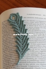 Feather bookmark